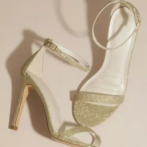 Glitter Gold Shoes, Heels, Pumps, Straps, Dressy Sandals